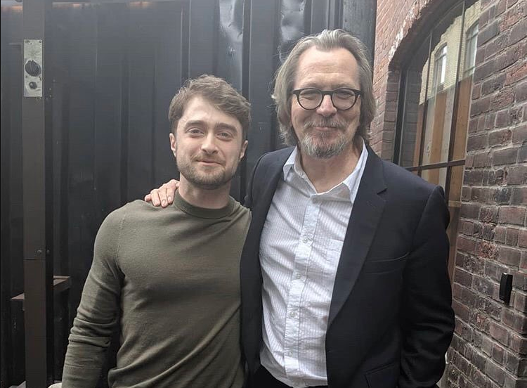 Gary Oldman and Daniel Radcliffe