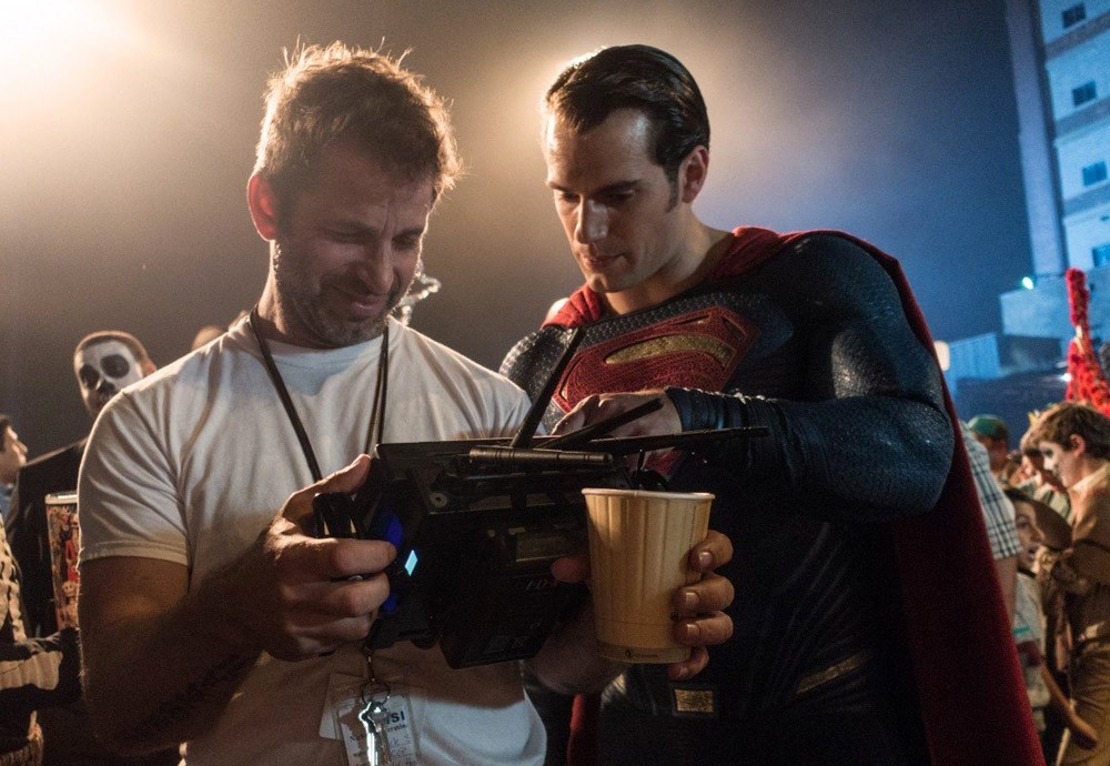Zack Snyder and Henry Cavill