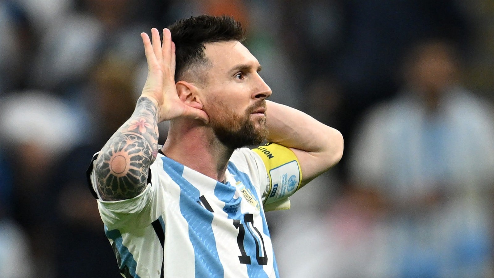 Lionel Messi during the FIFA World Cup Qatar 2022