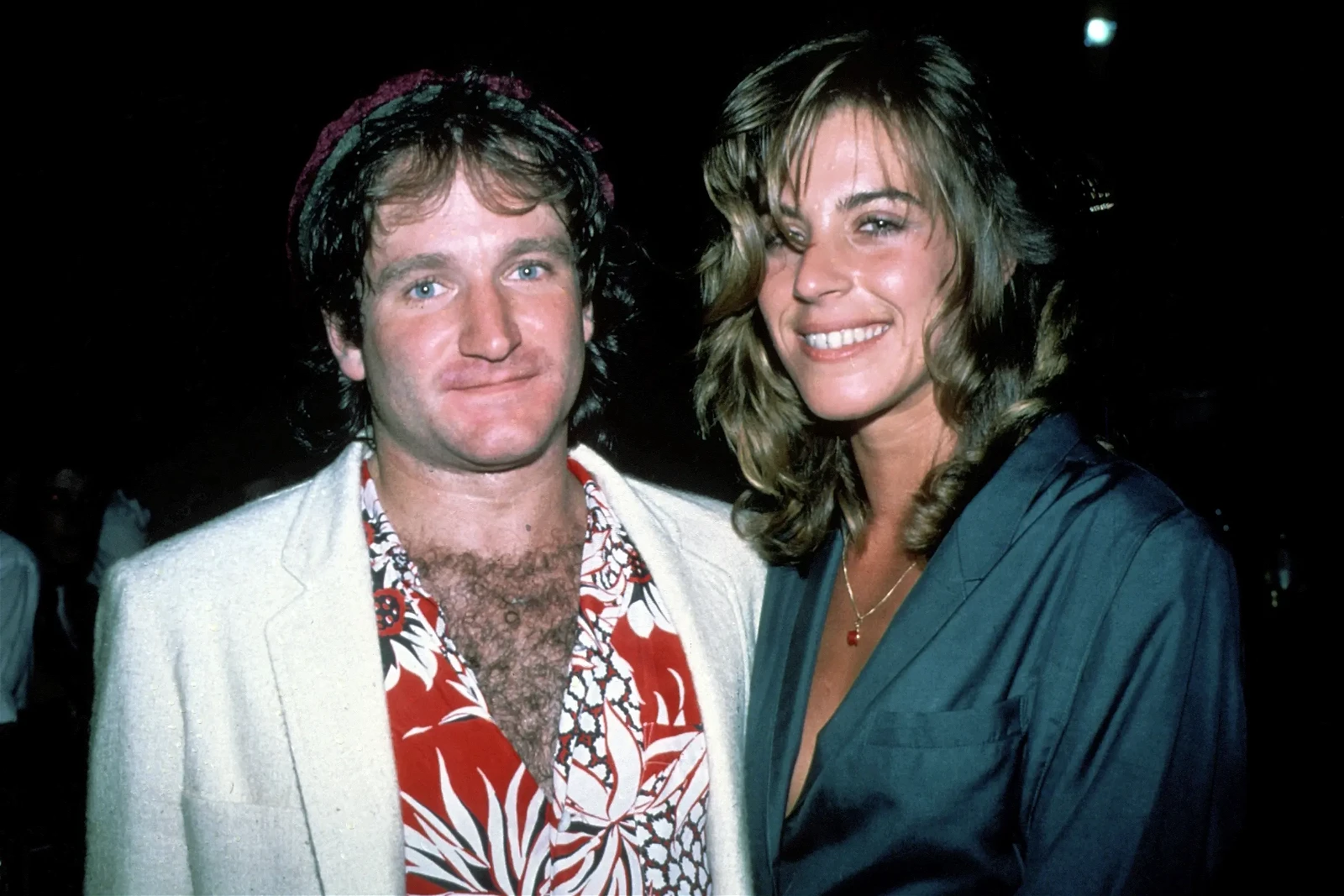 Robin Williams and Valerie Velardi