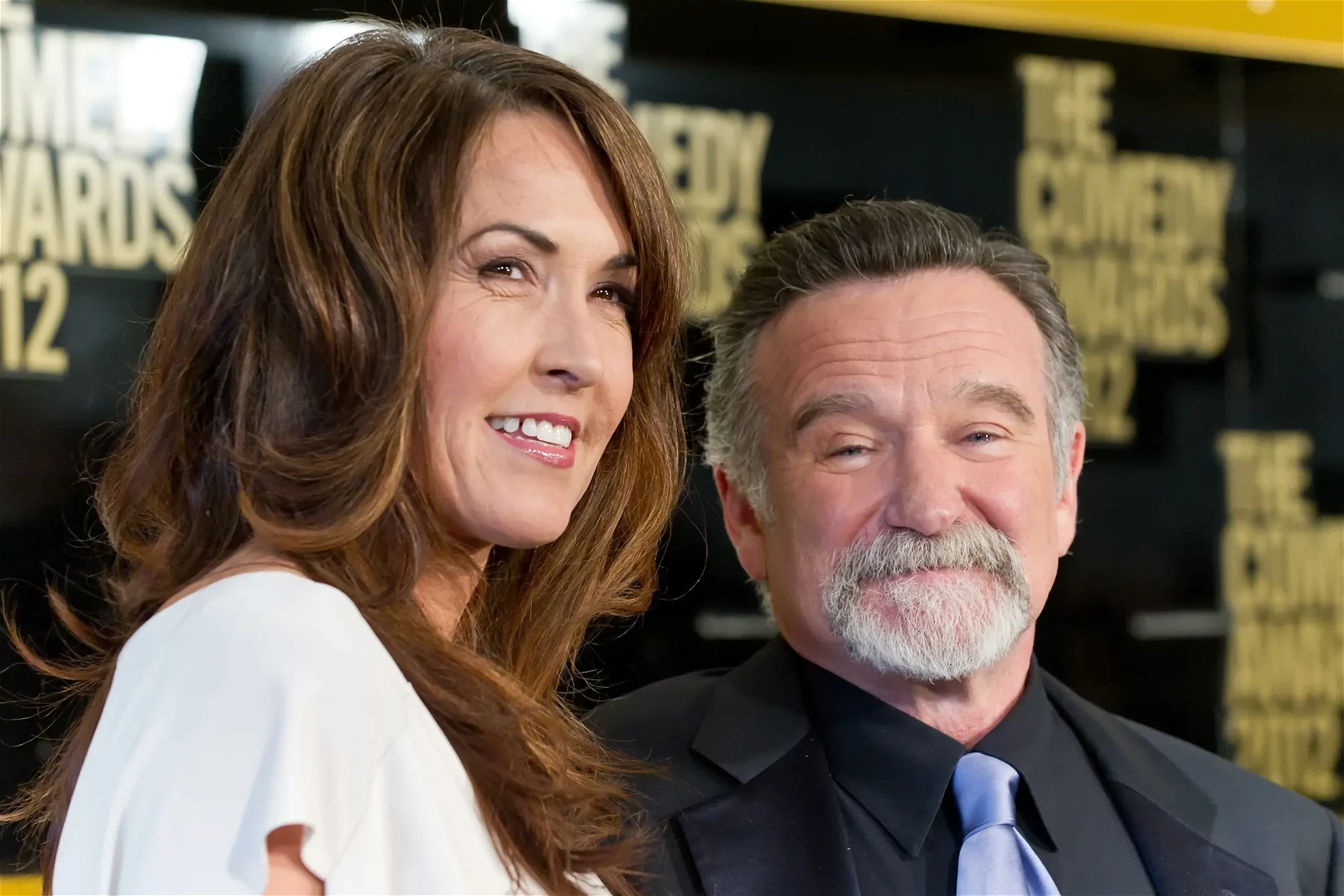 Susan Schneider Williams and Robin Williams