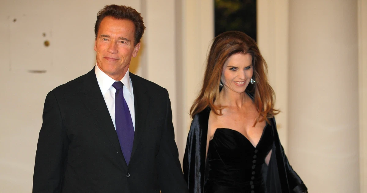Arnold Schwarzenegger along with his ex-wife Maria Shriver.
