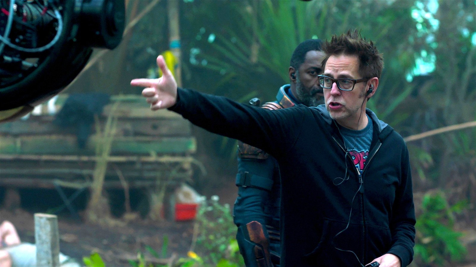 James Gunn behind the scenes of The Suicide Squad