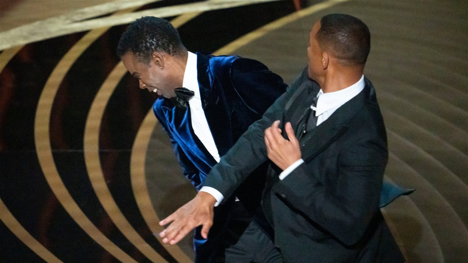 Will Smith slaps Chris Rock at the 2022 Academy Awards