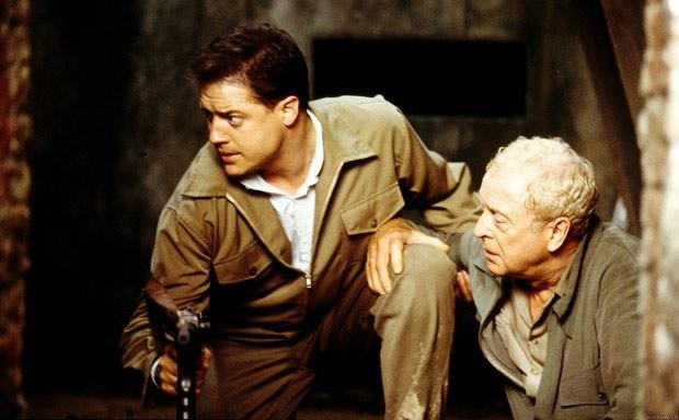 Brendan Fraser and Michael Cain in The Quiet American