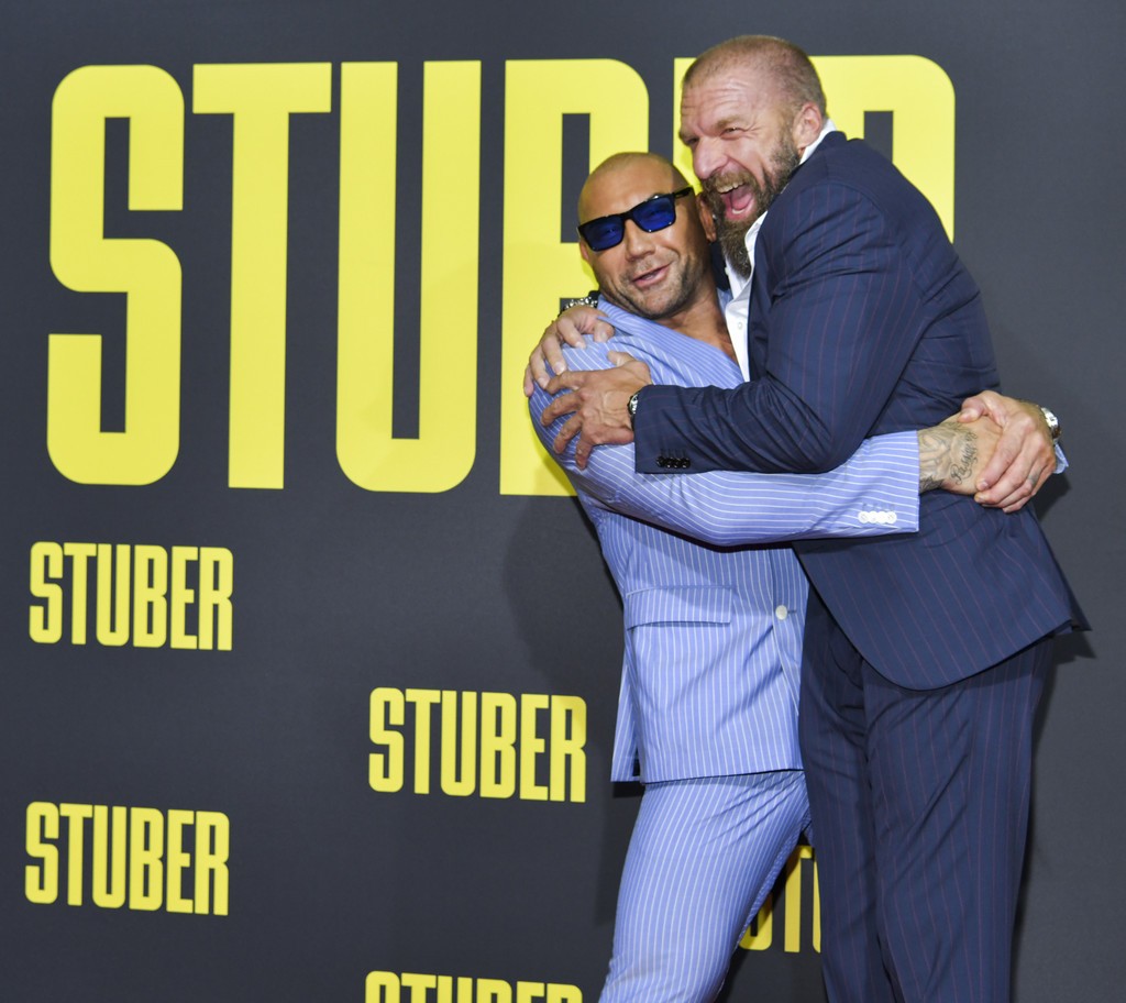 Dave Bautista and Triple H