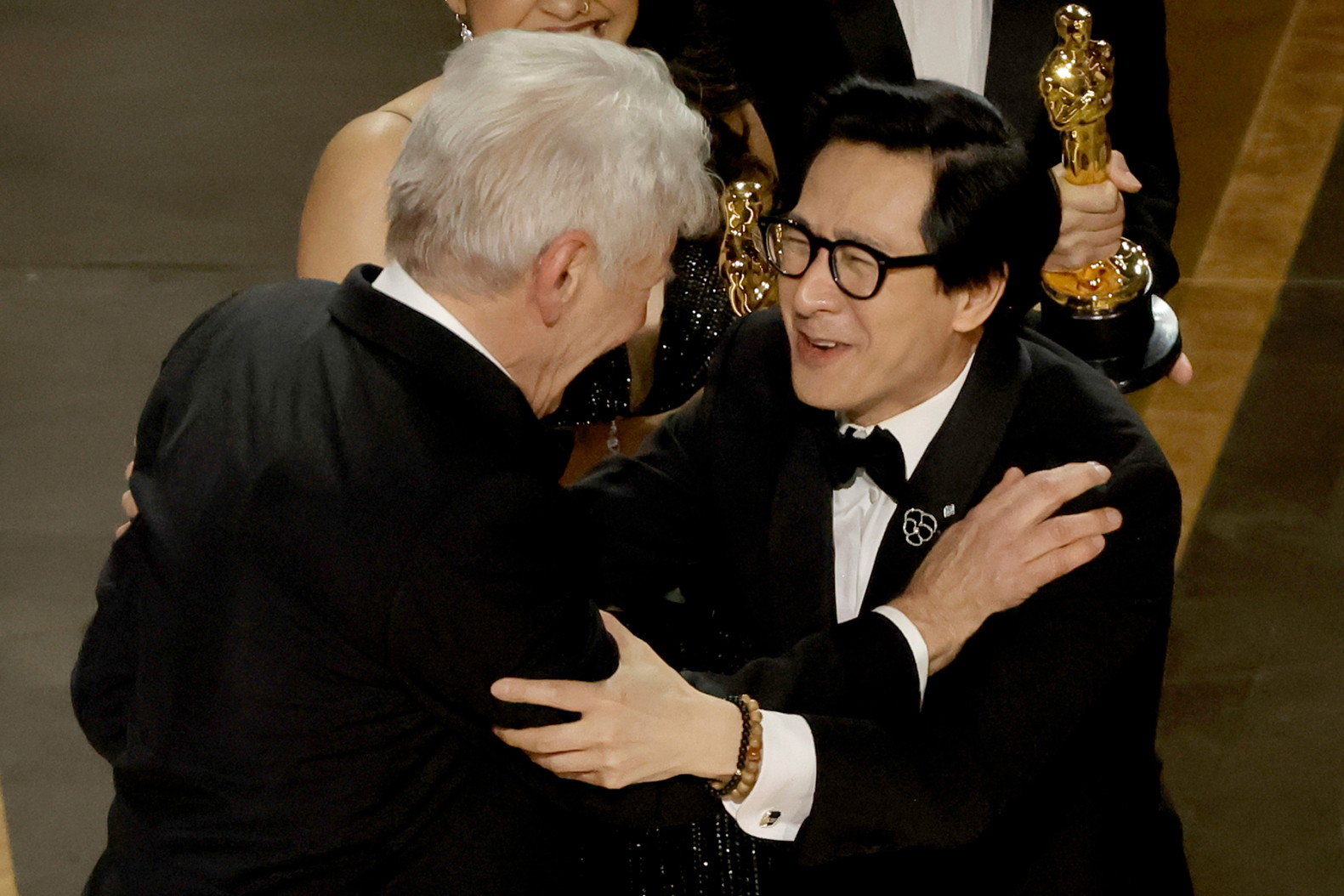 Harrison Ford and Ke Huy Quan at the Oscars