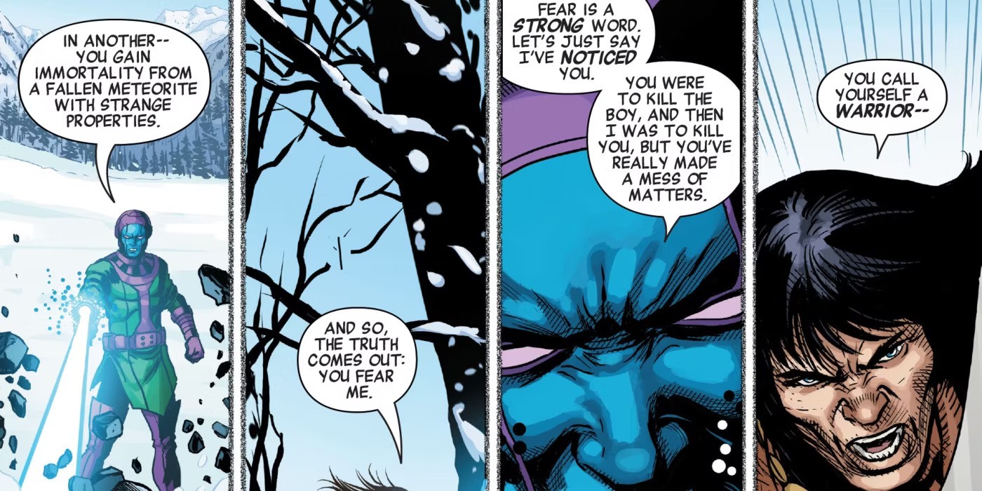 Kang the Conqueror feels threatened by Conans potential power