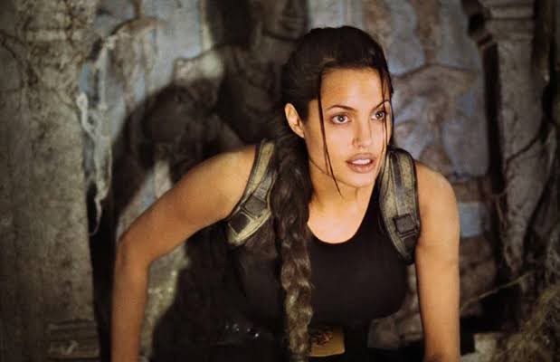 Angelina Jolie as lara Croft