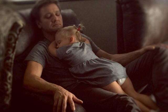 Jeremy Renner with daughter Ava