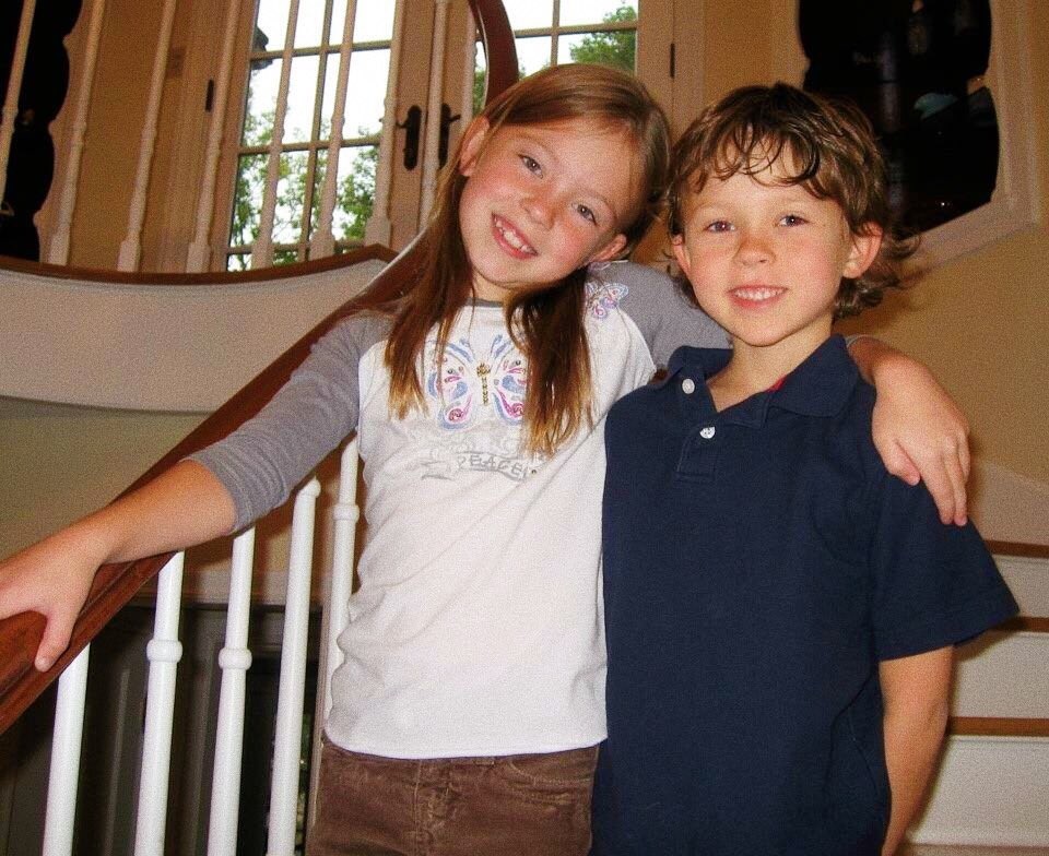 Sydney Sweeney with her brother