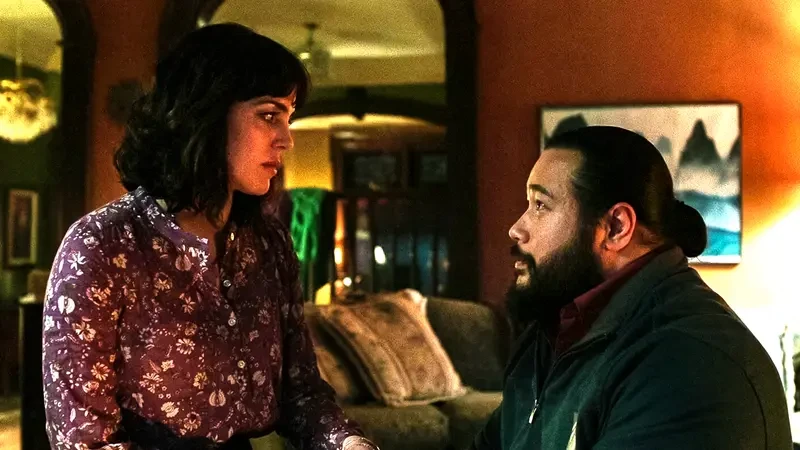 Martha Milans and Cooper Andrews in Shazam!
