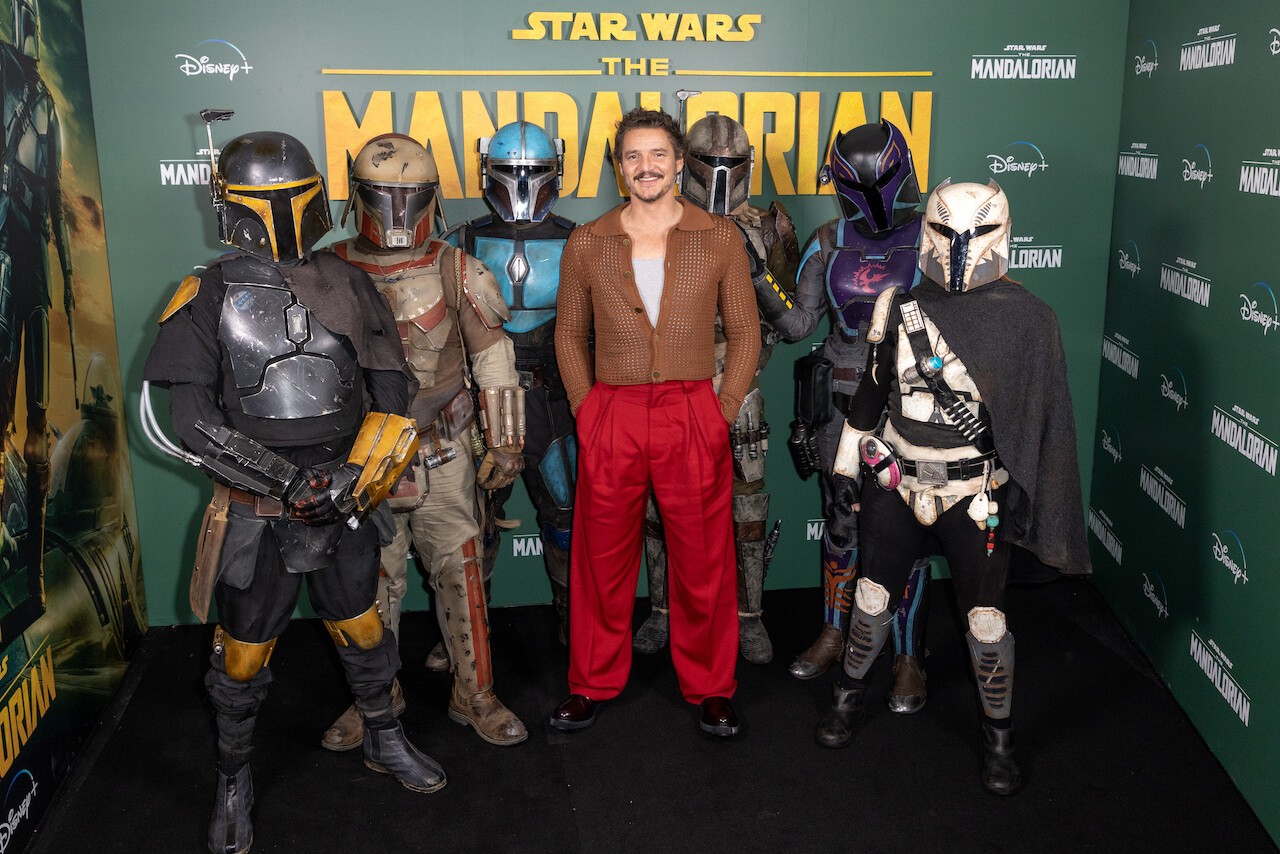 Pedro Pascal at The Mandalorian Pop-Up event in London