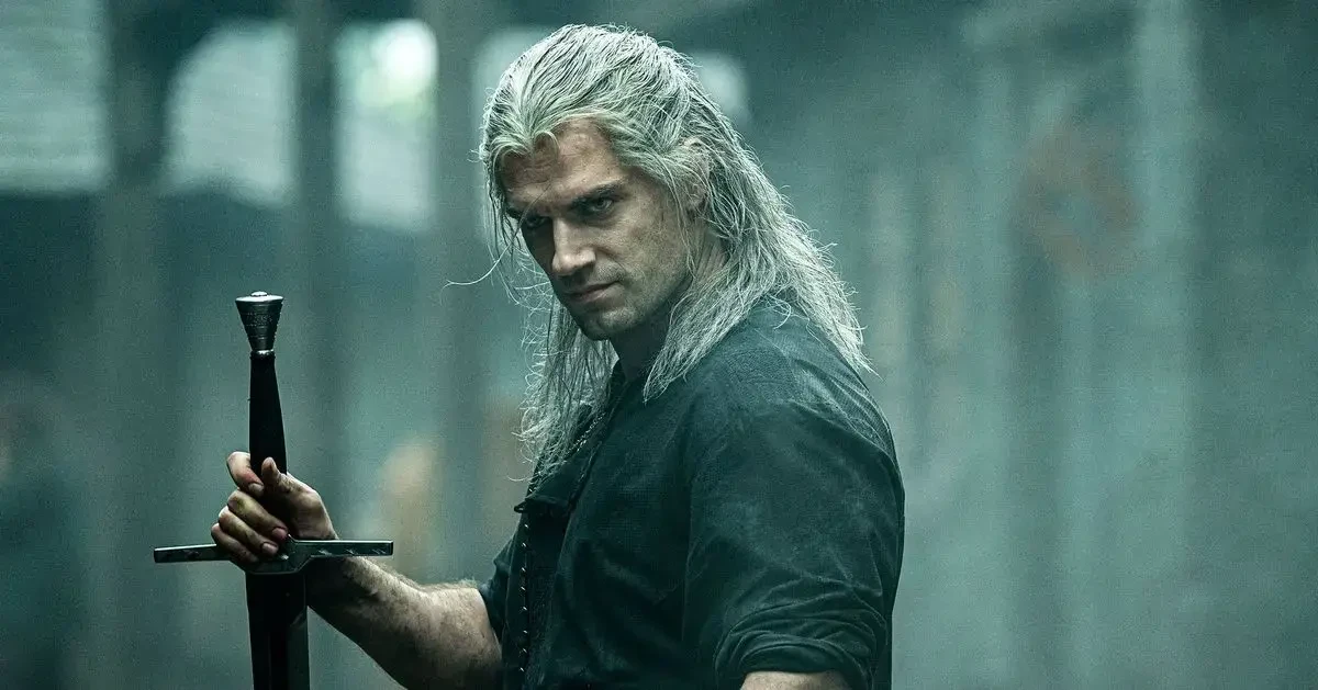 Henry Cavill as Geralt of Rivia in a still from The Witcher 