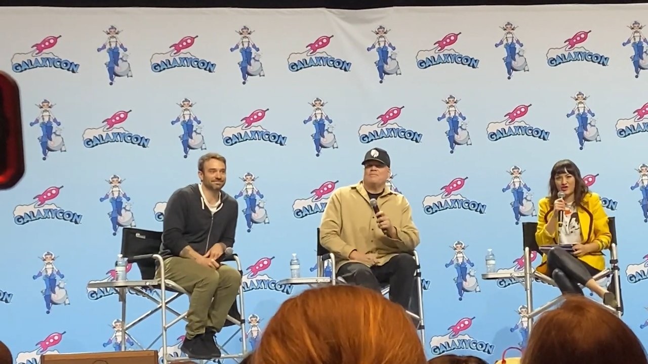 Charlie Cox on a panel at Galaxycon