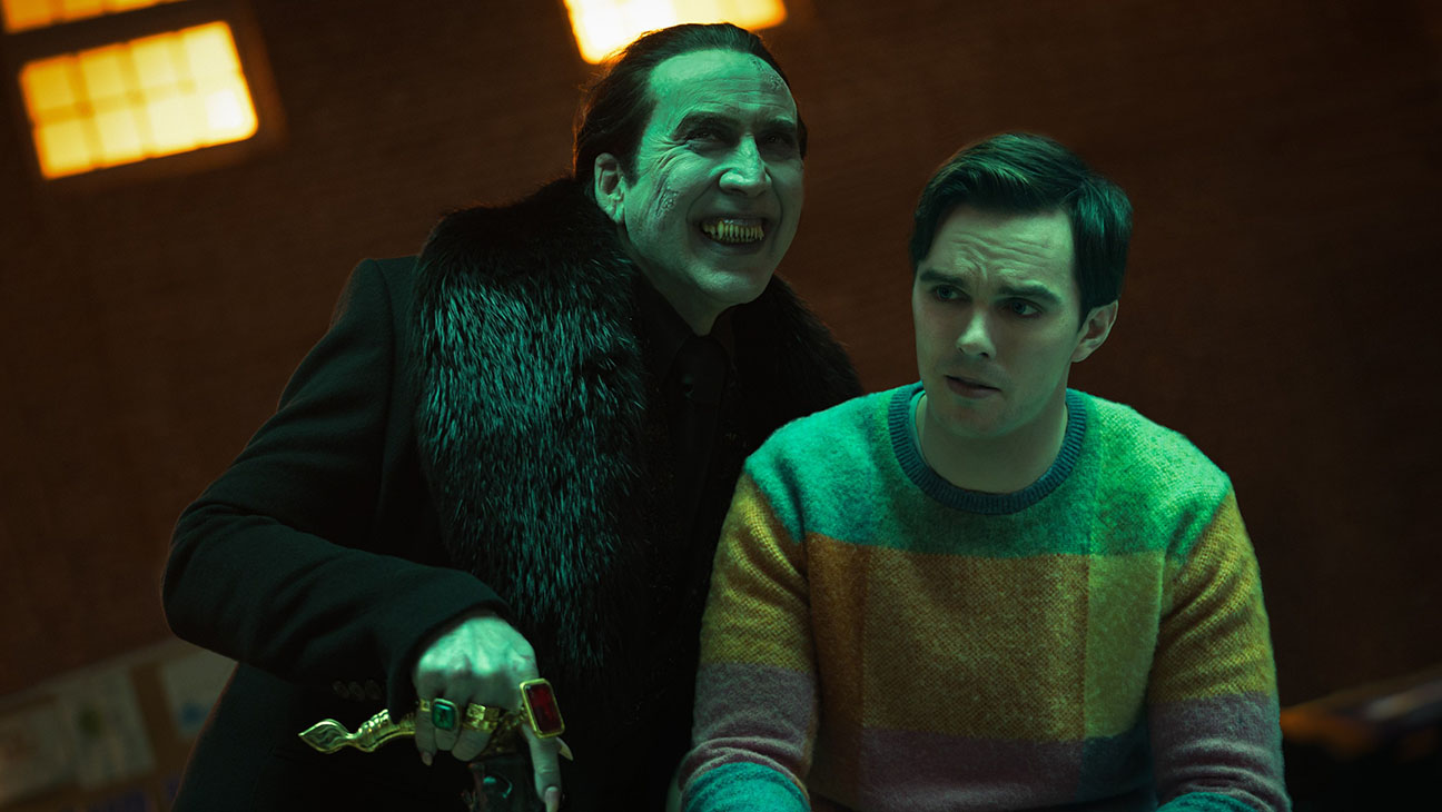 Nicolas Cage and Nicholas Hoult in Renfield