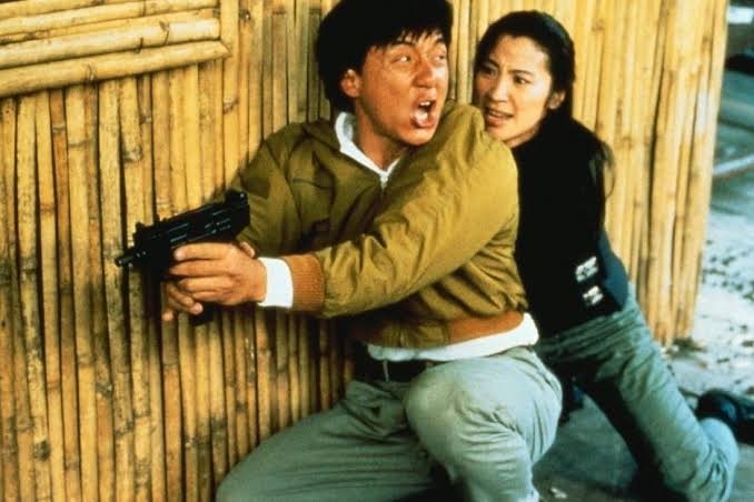 Michelle Yeoh and Jackie Chan in Police Story: Supercop 2