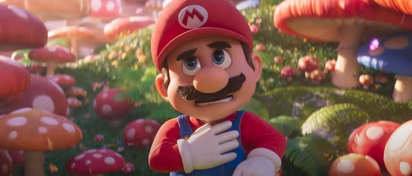 Chris Pratt voices Mario in The Super Mario Bros. Movie