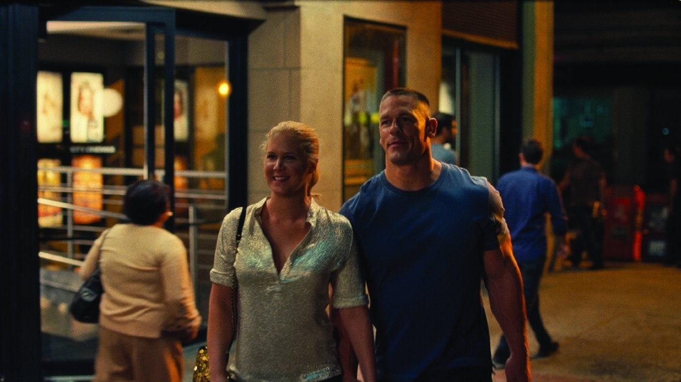 Amy Schumer and John Cena in Trainwreck