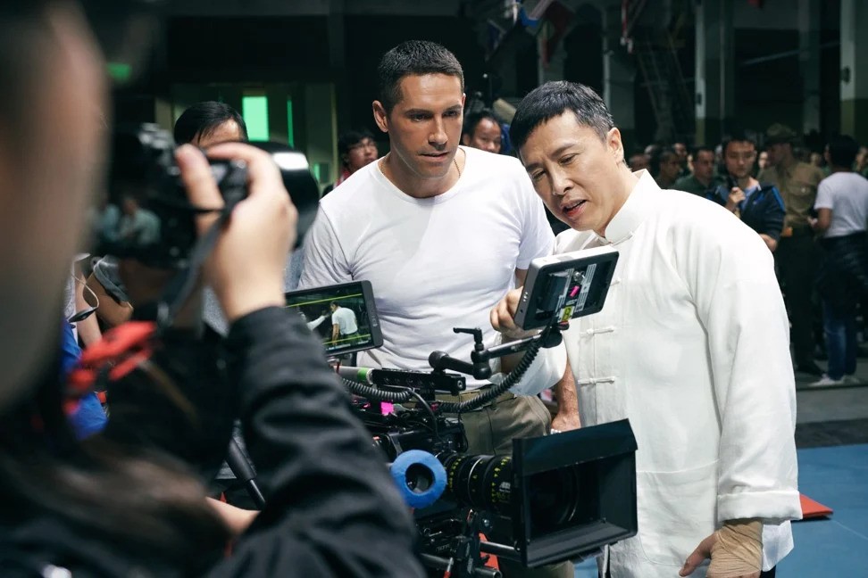 Donnie Yen and Scott Adkins on the sets of Ip Man 4