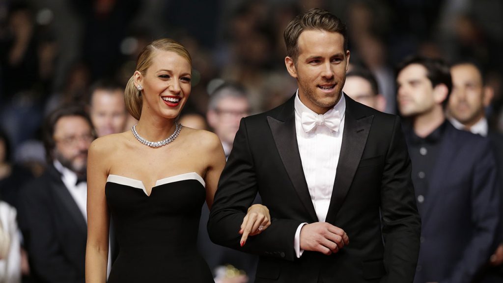 Actor Ryan Reynolds and his wife Blake Lively