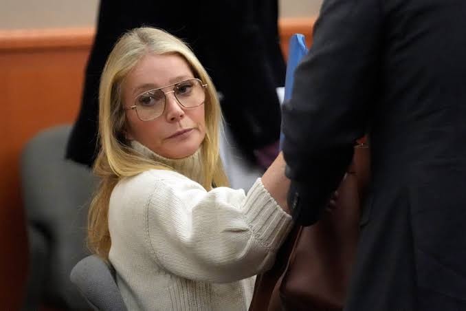 Gwyneth Paltrow during the trial in court 