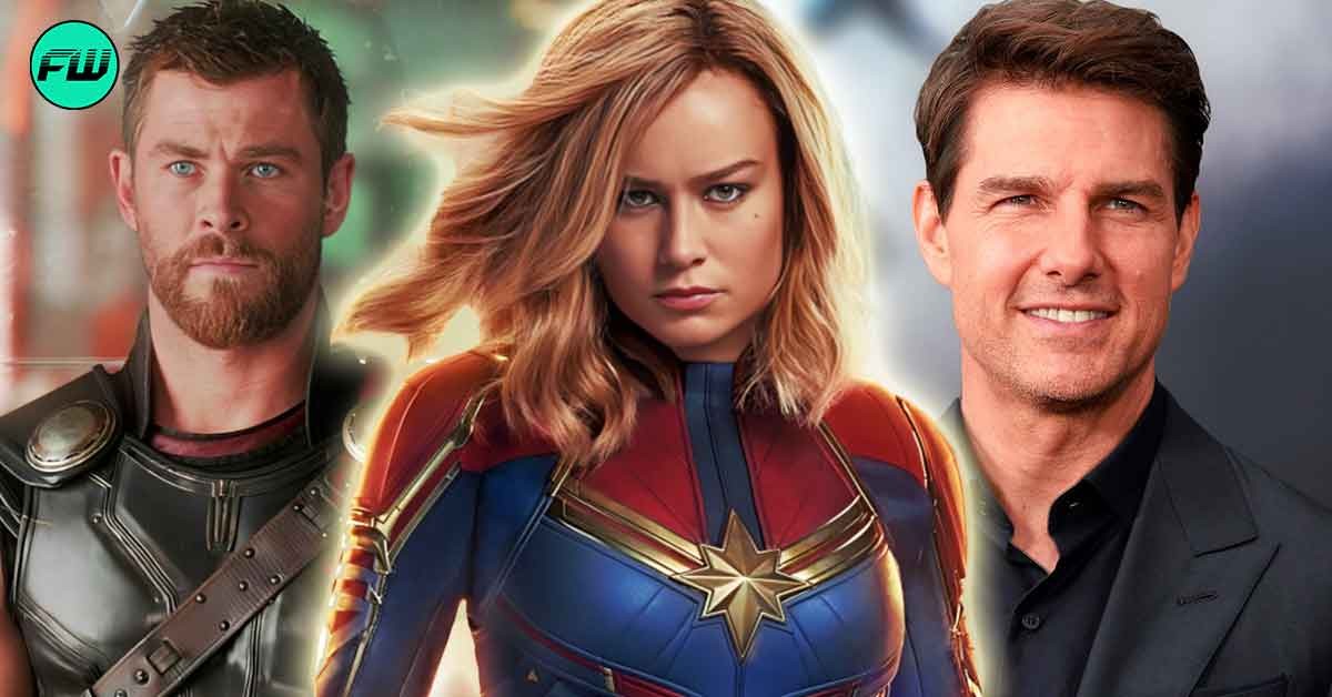"So you don't do your own stunts?": Brie Larson Allegedly Lying About Doing Her Stunts Did Not Sit Well With Chris Hemsworth Who Teased Her With Tom Cruise Reference