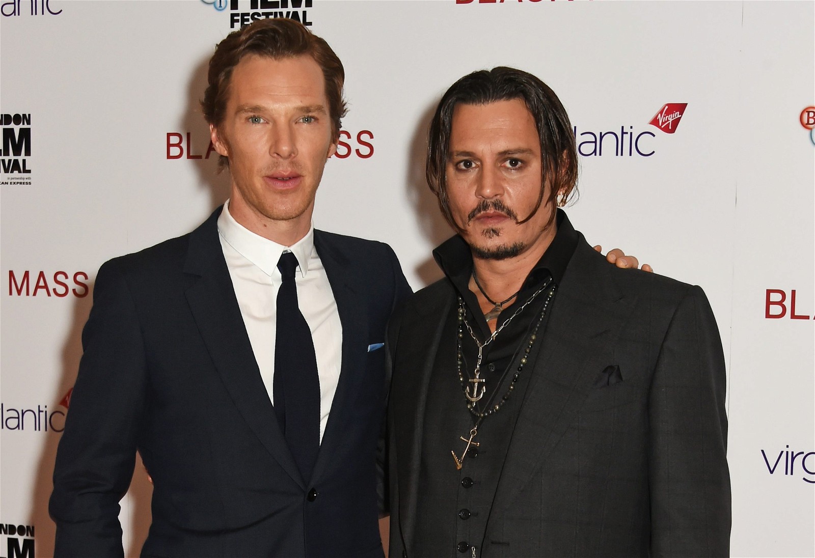 Johnny Depp and Benedict Cumberbatch