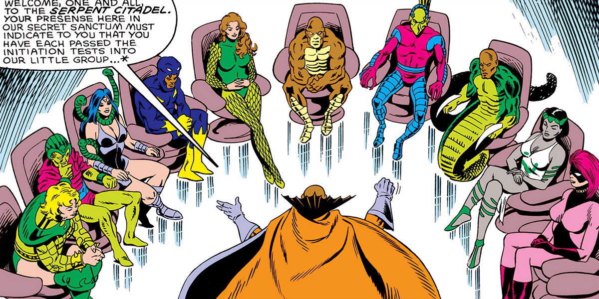 The Serpent Society in the Marvel comics