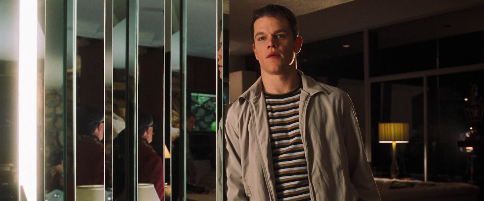 Matt Damon as Linus Caldwell in Ocean's Eleven (2001)