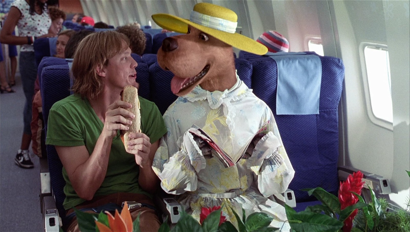 Matthew Lillard as Shaggy in the live-action Scooby-Doo film