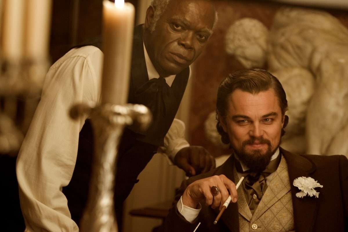 Leonardo DiCaprio and Samuel L. Jackson in Django Unchained