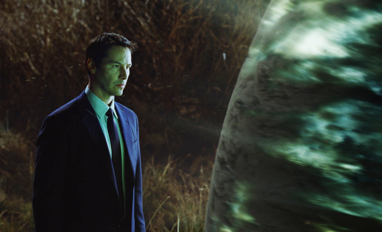 Keanu Reeves in The Day the Earth Stood Still (2008).
