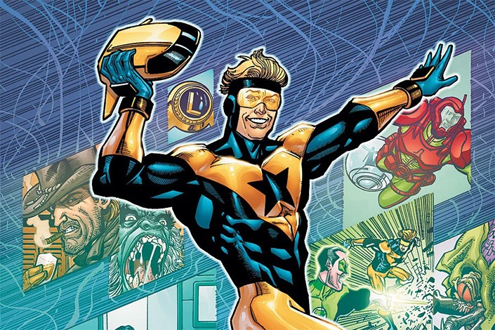 Booster Gold from the comics 