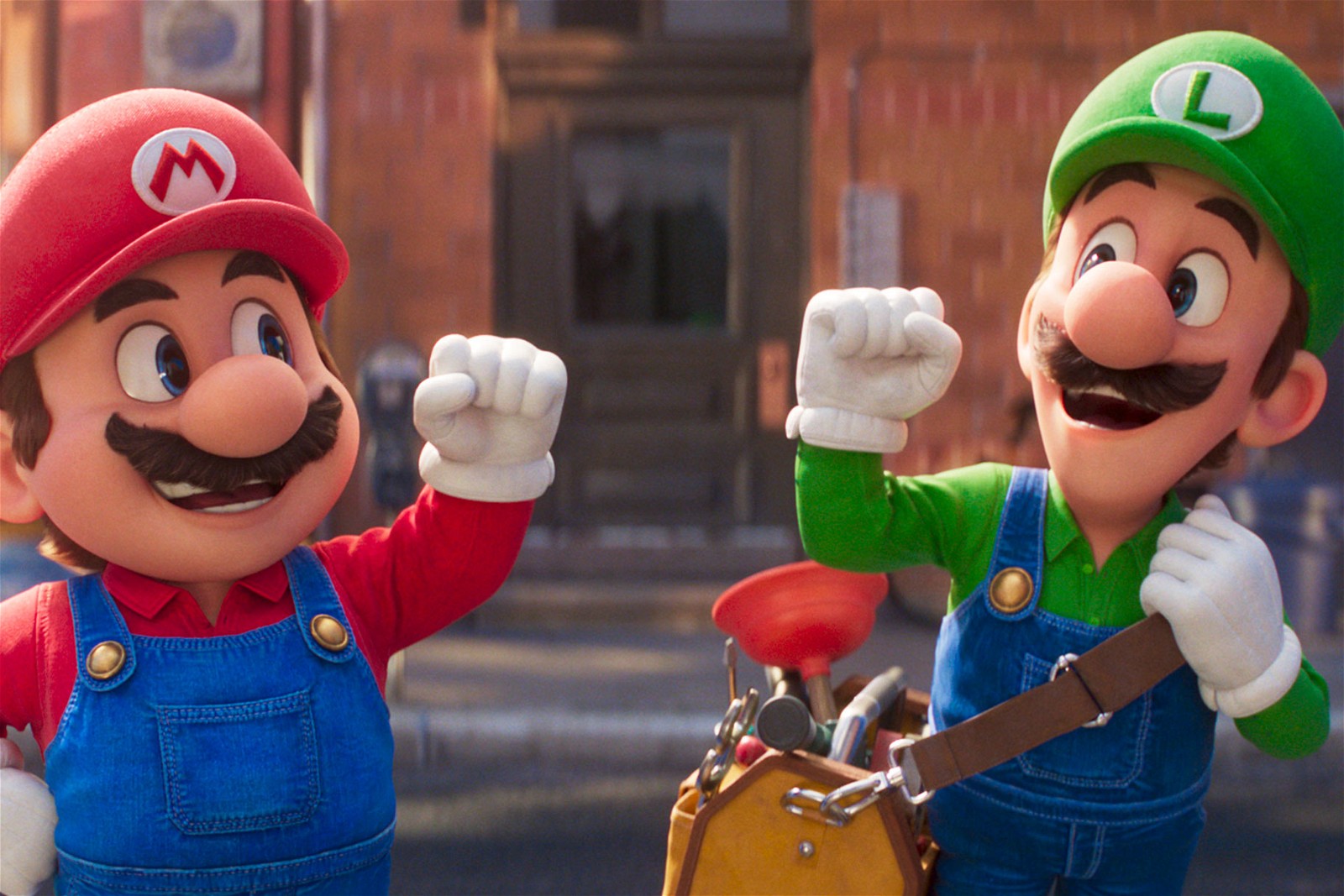 (L-R) Chris Pratt as “Mario” and Charlie Day as “Luigi” in THE SUPER MARIO BROS. MOVIE