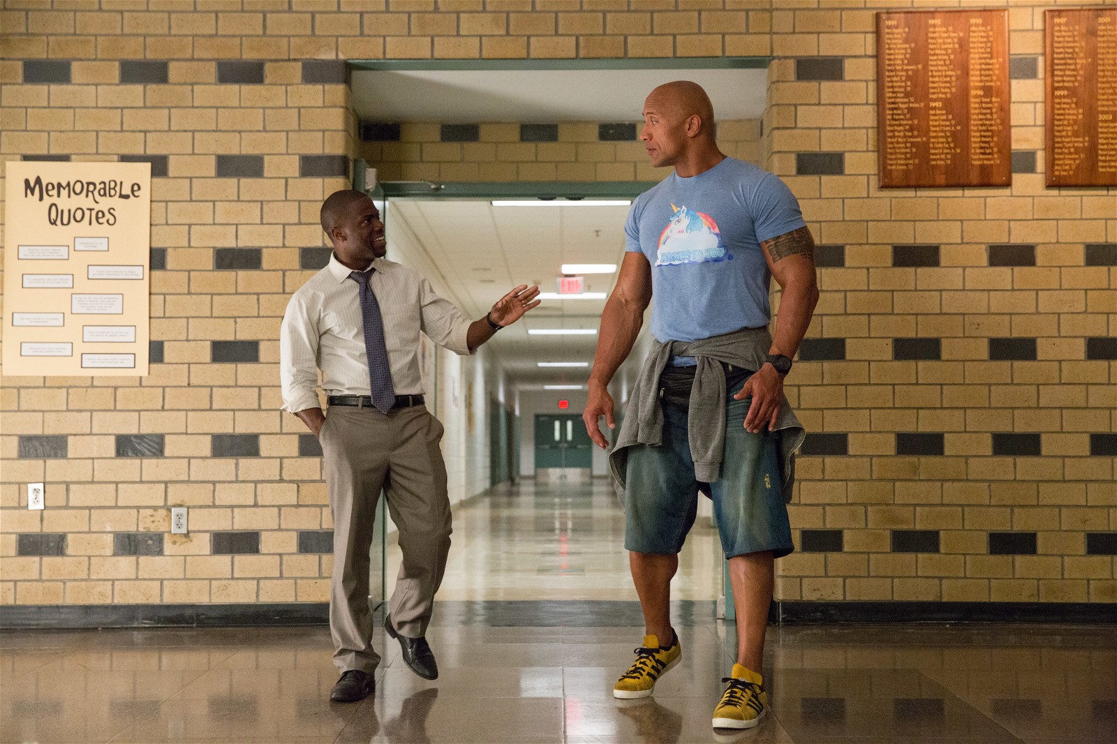 The Rock and Kevin Hart in Central Intelligence