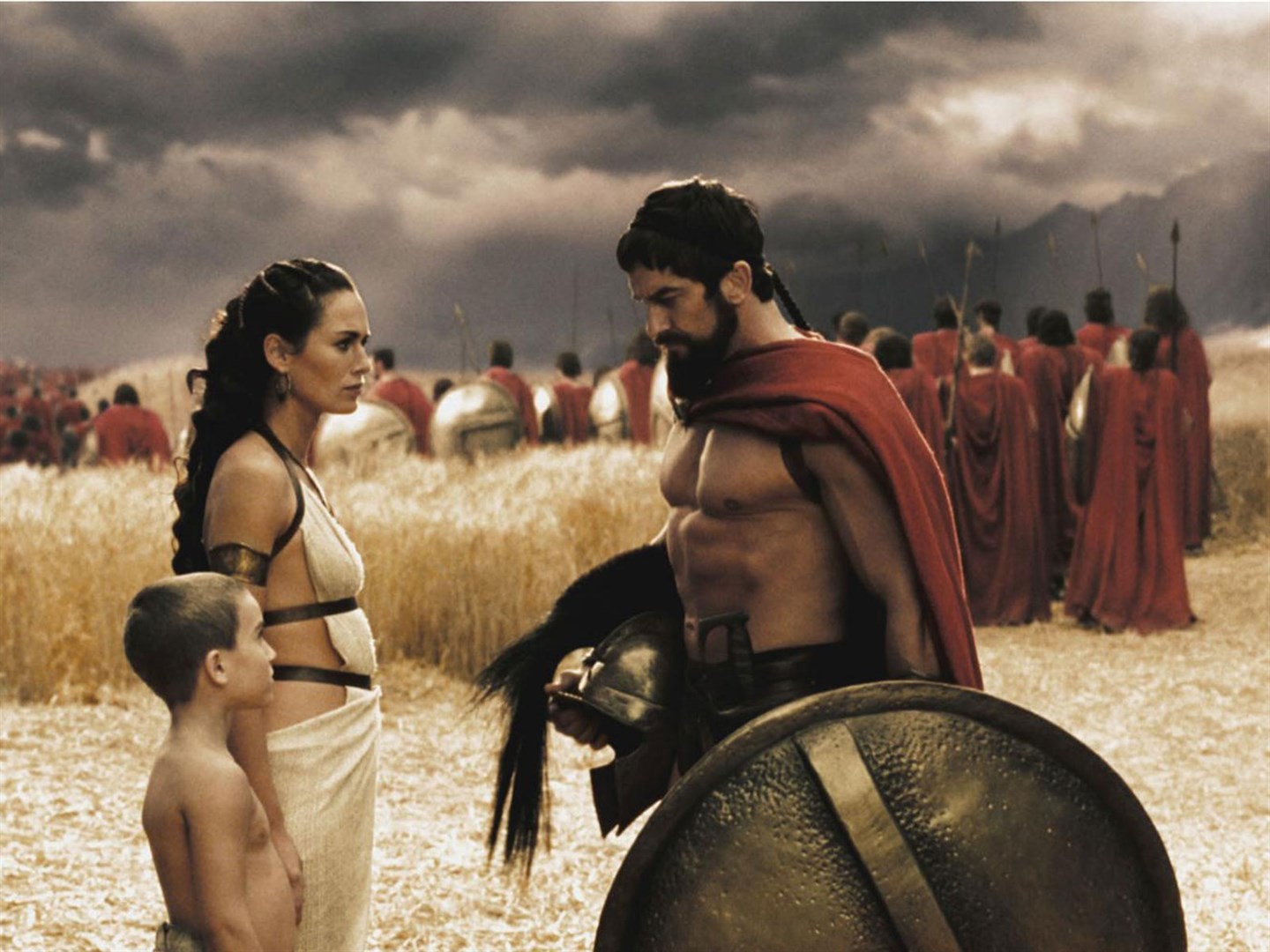 Gerard Butler in a still from 300: Rise Of An Empire
