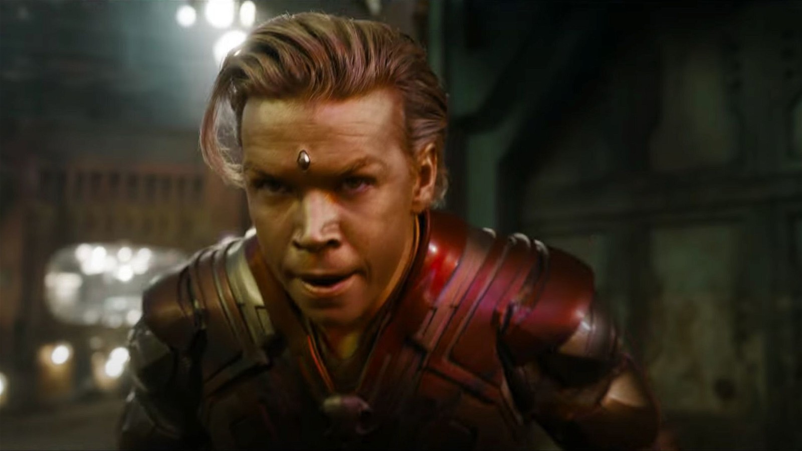 Will Poulter as Adam Warlock in a still from Guardians of the Galaxy Vol. 3