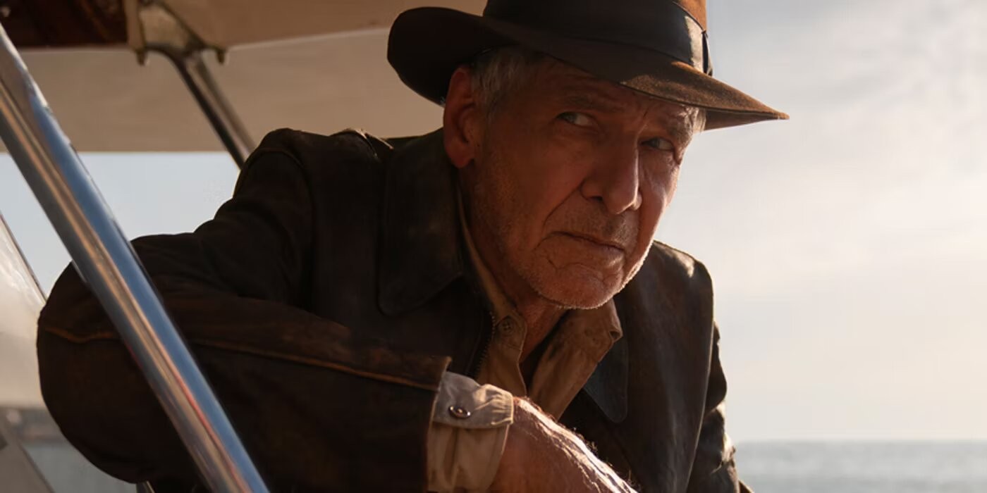 A shot of Harrison Ford in Indiana Jones 5 trailer