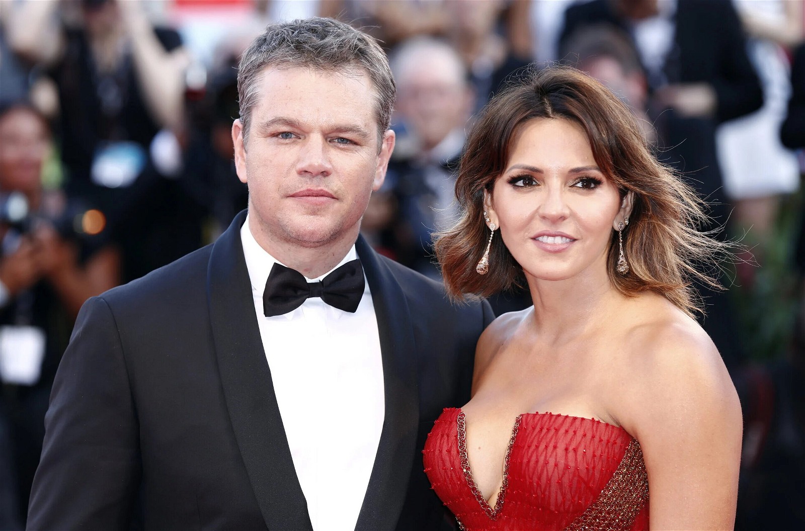 Matt Damon & his wife Luciana Barroso
