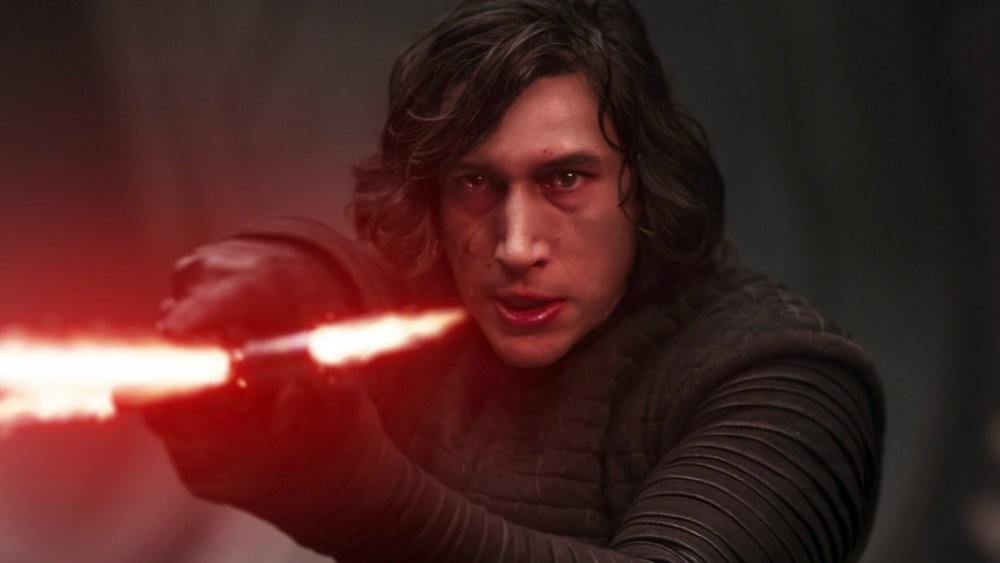 Adam Driver as Kylo Ren from the Star Wars franchise