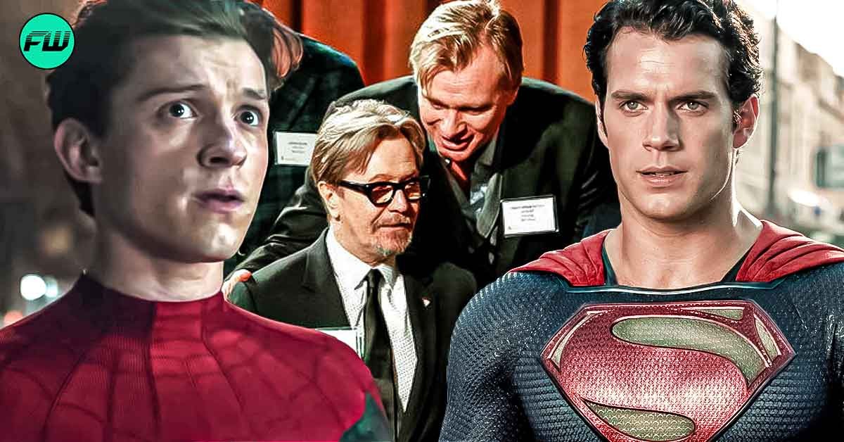 “It takes one person with imagination”: Gary Oldman Believes Henry Cavill and Tom Holland Owe Their Superhero Fame to Christopher Nolan