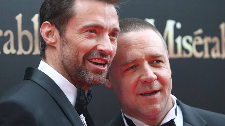 Hugh Jackman and Russell Crowe