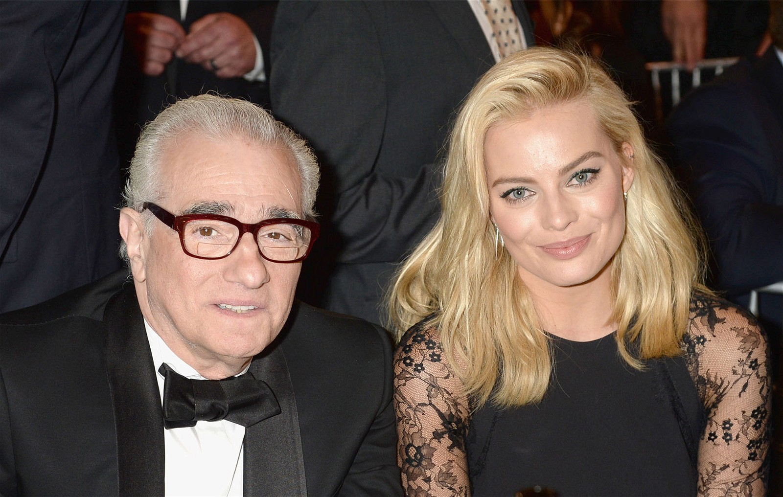 Martin Scorsese with Margot Robbie