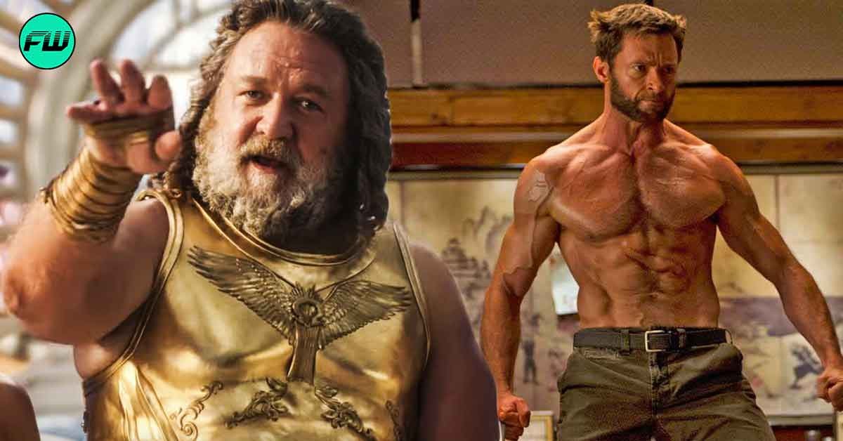 russell crowe and hugh jackman as wolverine