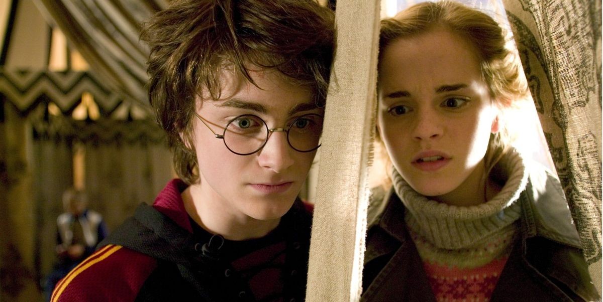 Emma Watson and Daniel Radcliffe in Harry Potter and The Goblet of Fire