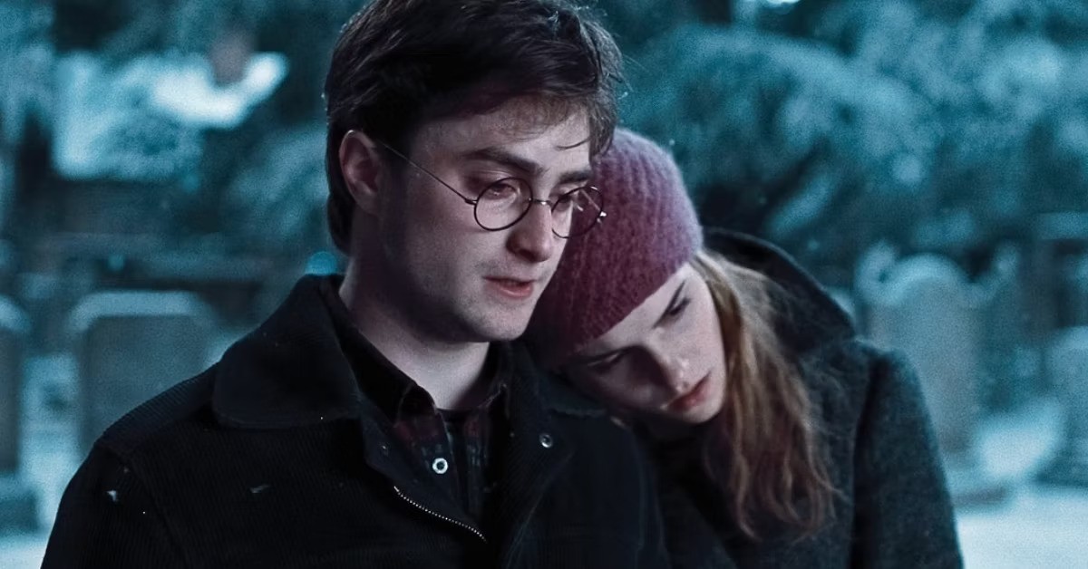 Emma Watson and Daniel Radcliffe in Harry Potter and the Deathly Hallows pt. 1