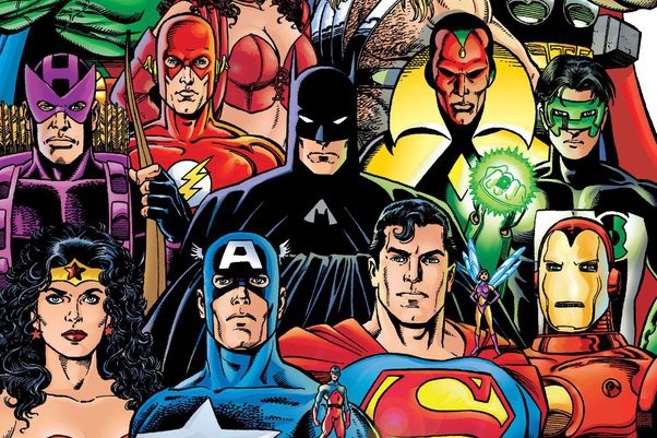 Marvel and DC comic evolution through the years