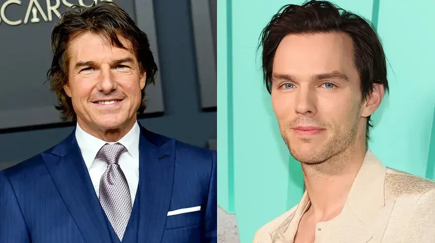 Tom Cruise and Nicholas Hoult