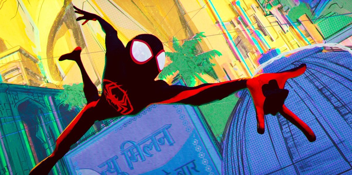 A still from Spider-Man: Across The Spider-Verse 